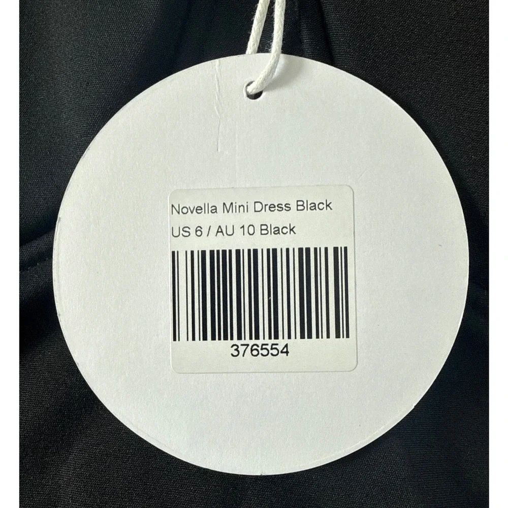 Princess Polly Novella Mini Dress Black Size 6 NWT Underwire Bustier‎ LBD